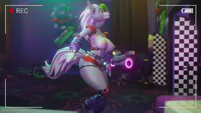 Furry Yiff Fnaf Glam Rock Roxanne Wolf Sex Porn Parody Fnaf Security