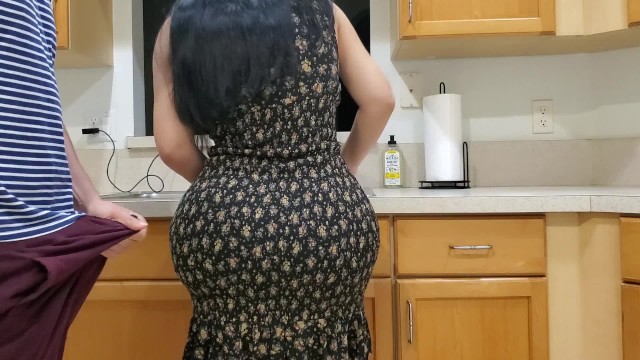 Xxx Hd Fooking Kichen Mom And Son Down Load - BIG ASS STEPMOM FUCKS HER STEPSON IN THE KITCHEN AFTER SEEING HIS BIG BONER  watch online or download