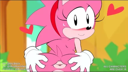 Amy Rose x Sonic Mania Hentai watch online or download