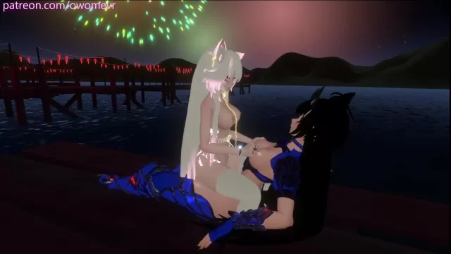 Lesbian Sex Hentai Pinned Down - Starting 2021 with a Bang! [Intense moaning, VRchat erp, POV, 3D Hentai,  Nudity, Futa] watch online or download