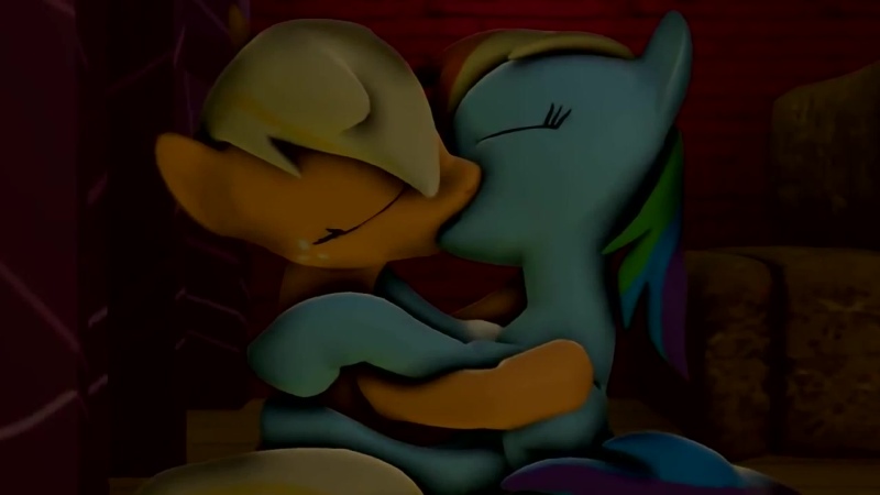800px x 450px - Applejack and Rainbow Dash Kiss 18+ watch online or download