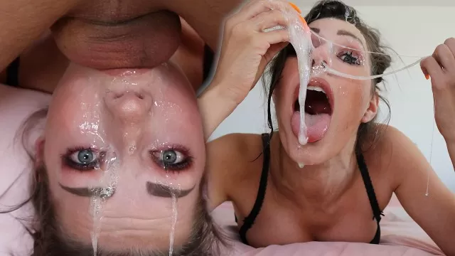 Mouth Fuck Upside Down - Sloppy Upside Down Throat Fuck | Balls Deep Facefucking - Shaiden Rogue  watch online or download