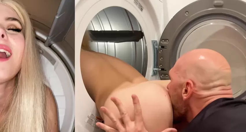 Jonny Sins Step Sister Hard Fucking Video - Damn Step Sis Stuck in the Dryer Again! watch online or download