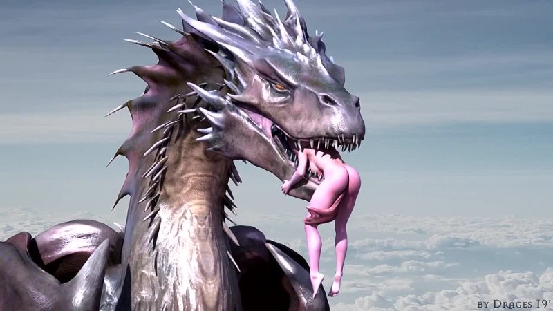 Naked Girl Toon Dragon - Dragon vore girl naked head first watch online or download