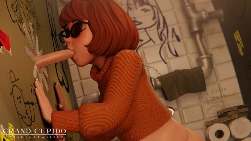 Scooby Doo 3d Porn Gif - Velma-found-a-gloryhole Scooby-Doo [Grand Cupido] watch online or download