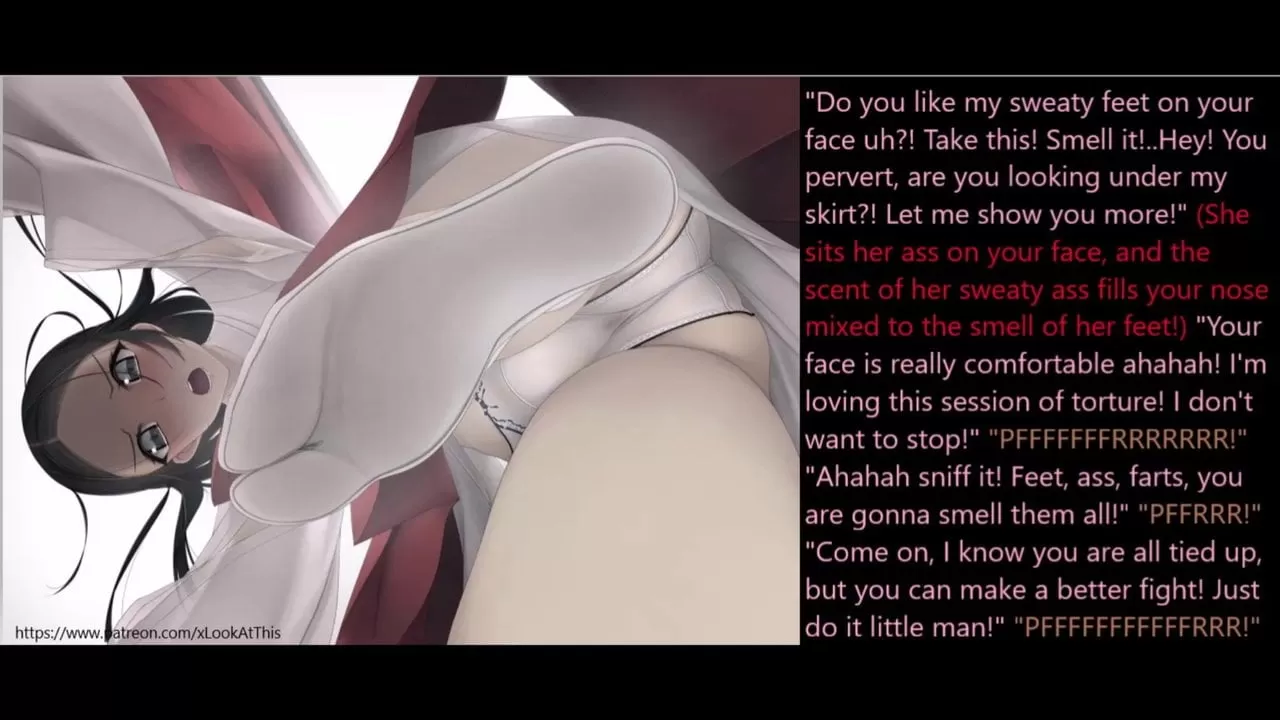 Final Fantasy Hentai Porn Captions - Hentai Facesitting Farting Feet Femdom Captions watch online or download