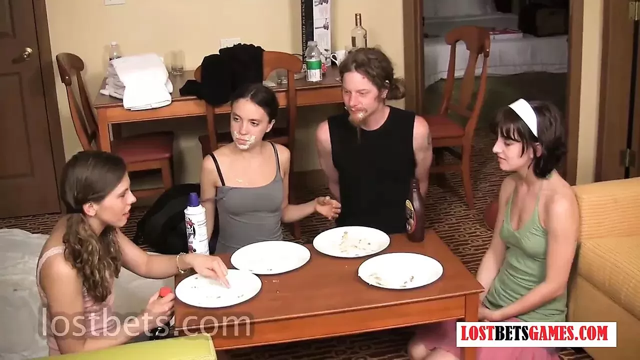 3 Drunk Girls and One Guy Have a Little Fun with some Food watch online or download