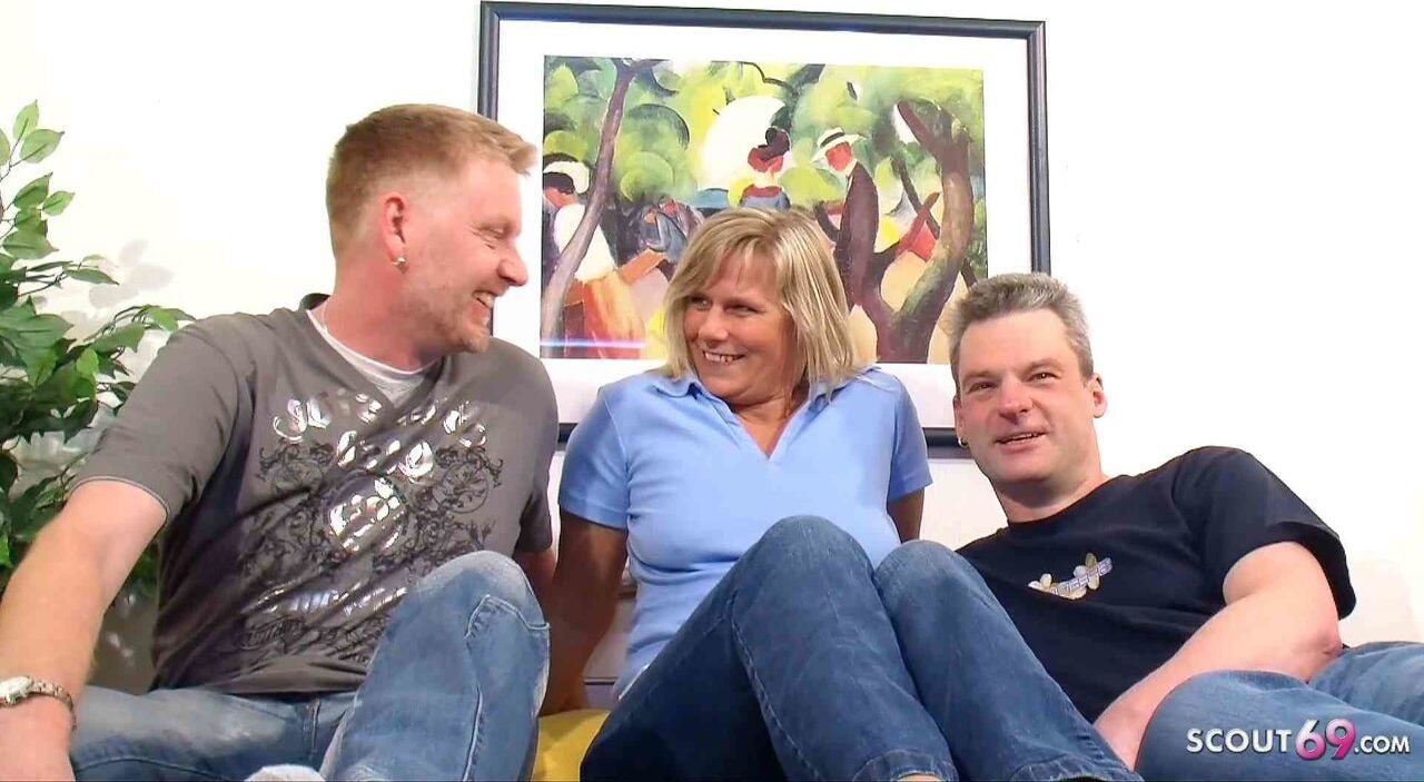 German Old Husband Let Stranger Fuck His Mature Wife in 3 some watch online or download pic