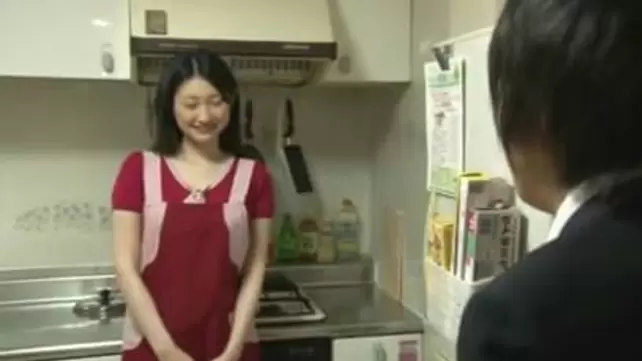 Japanese Old vs Young Father in Law with Daughter in Kitchen watch online  or download