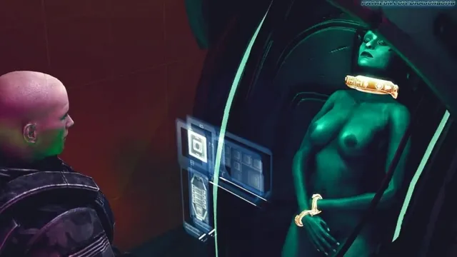 3D porn - Asari home invasion (Mass Effect sex, anal) watch online or  download