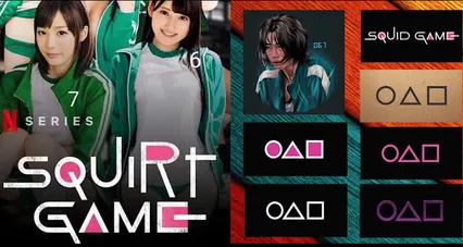 Japanese Lesbian Games - Squirt Game (Episode 2) Squid Game -[Korean, japan, Asian, porn, sex,  lesbian, tits, Milf, teen, Hardcore, Erotic, Anal, Parody watch online or  download