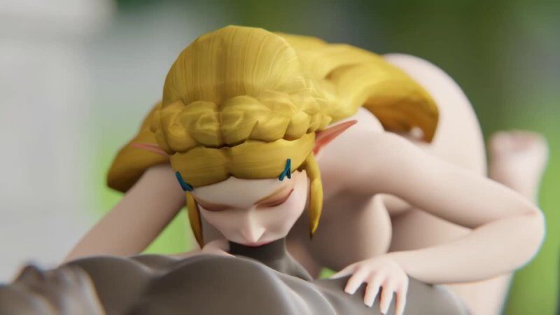 Princess Zelda - BBC; blacked; interracial hentai; oral sex; minet;  blowjob; facefuck; 3D sex porno hentai [The Legend of Zelda] watch online  or download