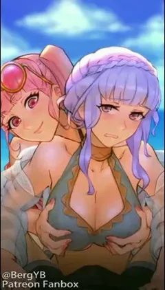 Yuri Hentai Anime Lesbian Sex Gif - Marianne x Hilda - NSFW; gif; animation; yuri; lesbian; 3D sex porno hentai;  (by @Berg_YB) [Pokemon] watch online or download
