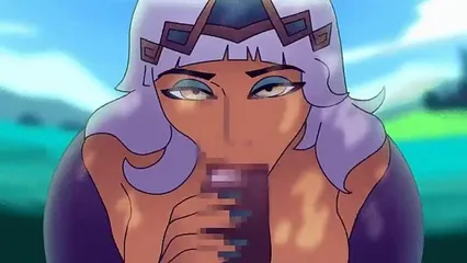 Qiyana - NSFW; gif; animation; oral sex; minet; blowjob; facefuck; 3D sex  porno hentai; (by @Vampiranhya) [League of Legends] watch online or download
