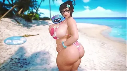Mei - thicc; big ass; big butt; big tits; big boobs; big breasts; shaking  boobs; 3D sex porno hentai; (@banskinator) [Overwatch] watch online or  download