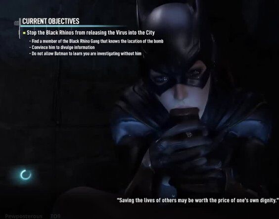 Batwoman (Bat-woman) - NSFW; BBC; blacked; interracial hentai; blowjob; 3D  sex porno hentai; [DC Comics | Batman] watch online or download