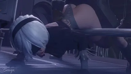 Android Yorha 2B - NSFW; doggystyle; vaginal penetration; 3D sex porno  hentai; (by @Bewyx) [NieR:Automata] watch online or download