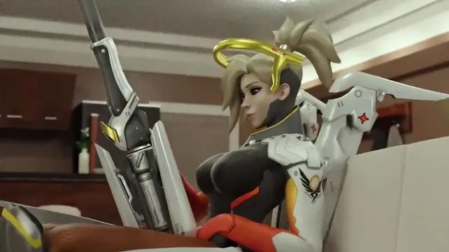 642px x 361px - OVERWATCH MERCY RELAX, GROWING GIANT TITS, BIG BOOBS, MASTURBATION PORN SFM  HENTAI SEX 3D (18+) watch online or download