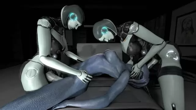 642px x 361px - Liara, Miranda, and Zoey futa threesome.(Mass Effect) watch online or  download