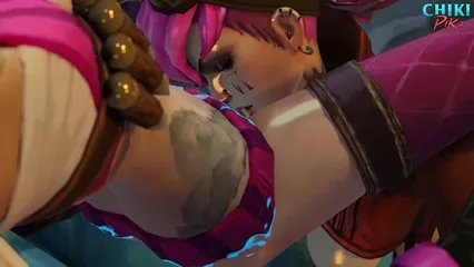 League of Legends Hentai | Lol Porn | [League of Porn] Vi and jinx  (chikipiko) watch online or download