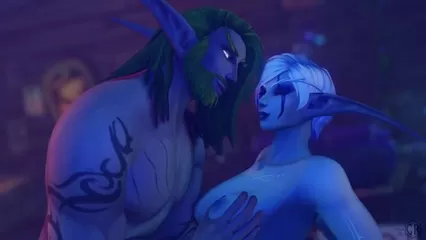 A Night to Remember with Temanil and Nelaryn / World of Warcraft WoW Elf  Porn Hentai SFM NSFW Rule 34 Sex watch online or download