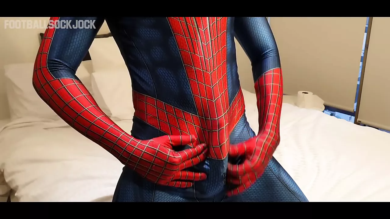 Hung Horny Spiderman Shoots Massive Web gay watch online or download