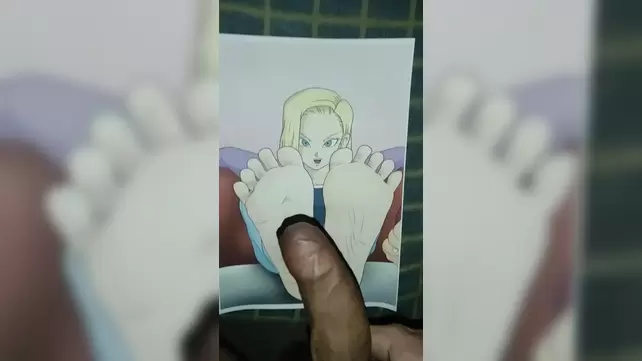 Android 18 Foot Porn - Android 18 Dragon Ball sound webm animated porn 3D hentai animation watch  online or download