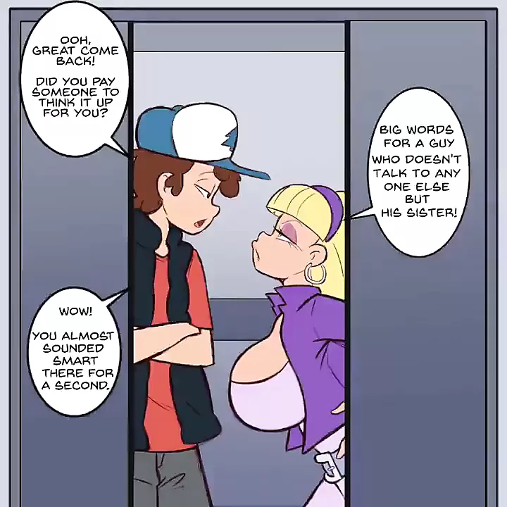 Pacifica Anime Porn - Dipper Pines & Pacifica Northwest Fuck in an Elevator watch online or  download