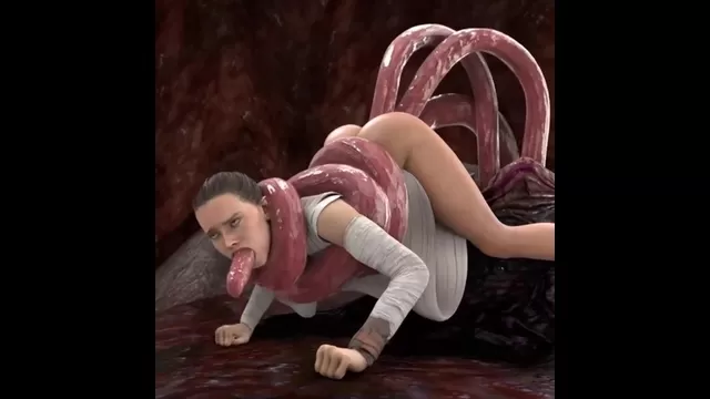 Rey - tentacle; oral sex; blowjob; masturbation; vaginal; anal; double  penetration; rape; 3D sex porno hentai; [Star Wars] watch online or download