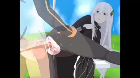 Echidna x Subaru Natsuki - animation; gif; doggystyle; orgasm; creampie;  squirt; latex; stockings; 3D sex porno hentai [Re:Zero] watch online or  download