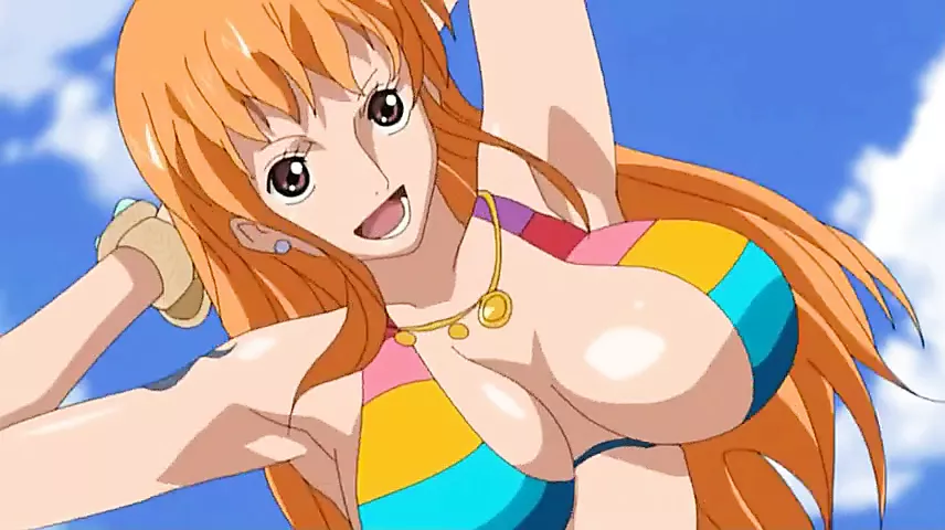 Sexy Anime Swimsuit - Nami very Sexy & Bitch in Bikini One Piece watch online or download