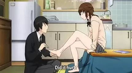 Anime Foot Fetish Scene Nail Clipping watch online or download