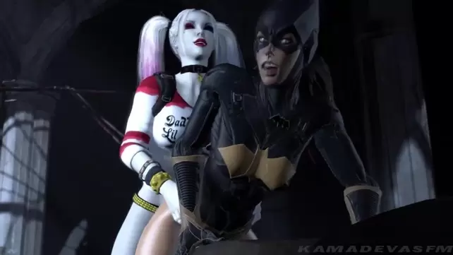 Catwoman Fucking Batgirl - Batgirl and Robin (DC Comics sex) watch online or download