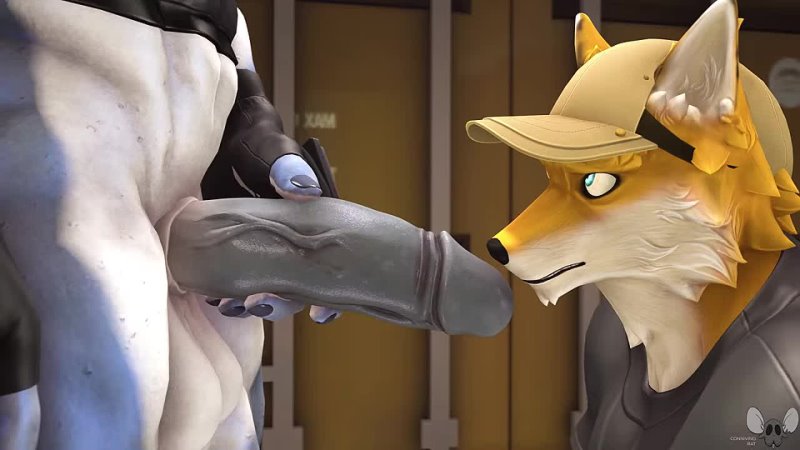 Furry Gay - Pt. 2/2 3d yiff by Connivingrant furry porn Sex E621 Gay blowjob deepthroat  Scalie shark fox watch online or download